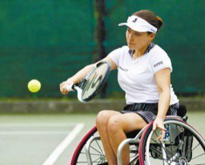 車いすテニス二條実穂選手壮行会