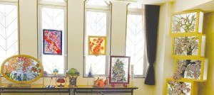 芦別で旭川の親子がアート展