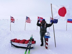 鷹栖町在住の冒険家・荻田泰永さんの南極点到達を記念した講演会
