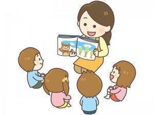 絵本の読み聞かせ会