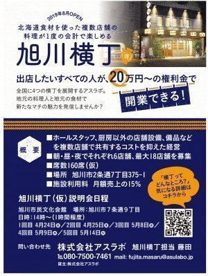 旭川横丁(仮)説明会