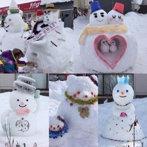 雪だるまづくりコンテスト