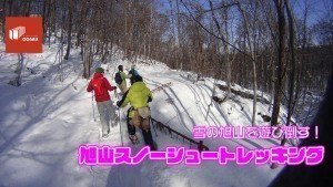 雪の旭山を遊び倒す!旭山スノーシュートレッキング