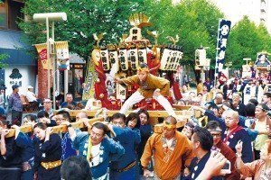 大雪連合神輿