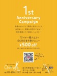 1st Anniversary Campaign
