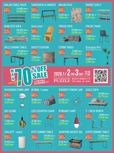 NEW YEAR MAX70%OFF SALE