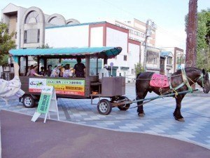 ばん馬馬車に乗ろう