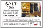 SALT 10th アニバーサリー スペシャルセール