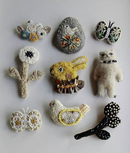 手づくりの温かみを感じて かごとブローチ展 - Aujourd'hui