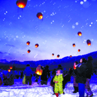雪景色のランタンフェスティバル実行委員会