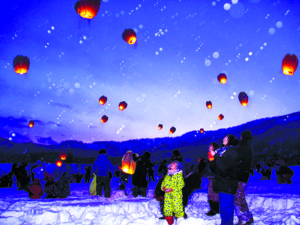 雪景色のランタンフェスティバル実行委員会