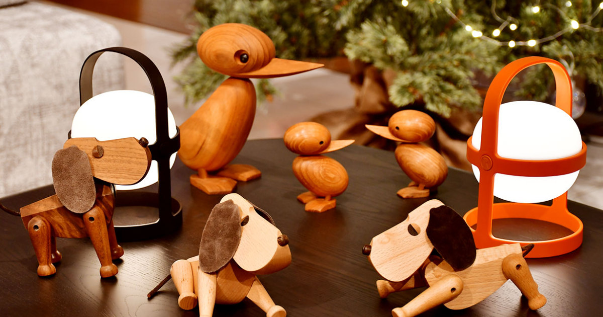 多目的オブジェ/木製 冬の暮らしに温もりを 北欧の木製オブジェたち - カンディハウス旭川