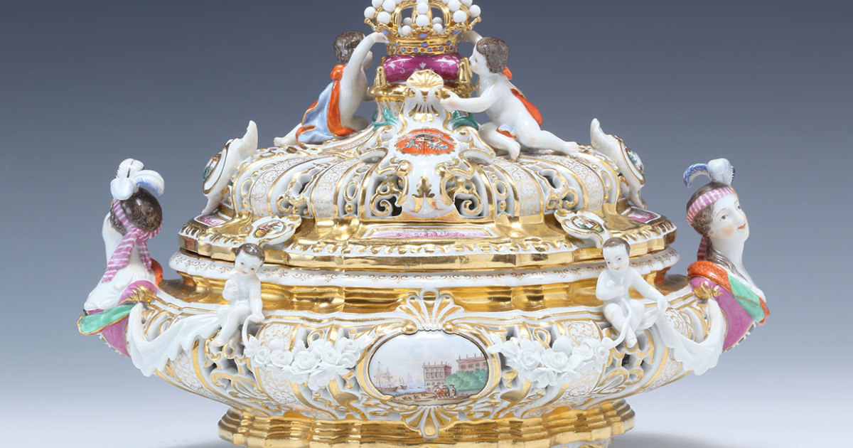 工芸美術の最高峰 マイセン 2月まで旭川市役所で展示 - 旭川市 / 旭川